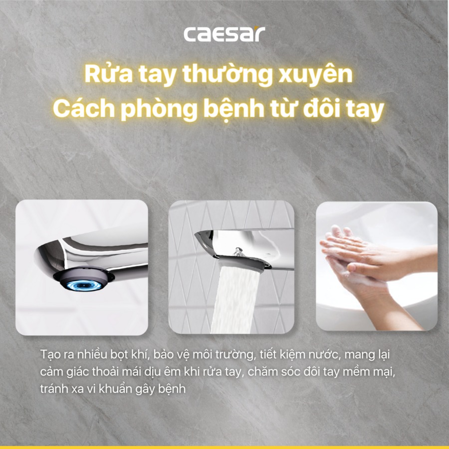 Vòi chậu lavabo lạnh Caesar B810CU