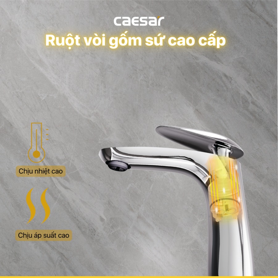 Vòi chậu lavabo lạnh Caesar B810CU