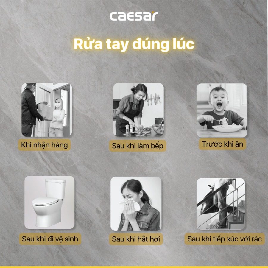 Vòi chậu lavabo nóng lạnh Caesar B840CU