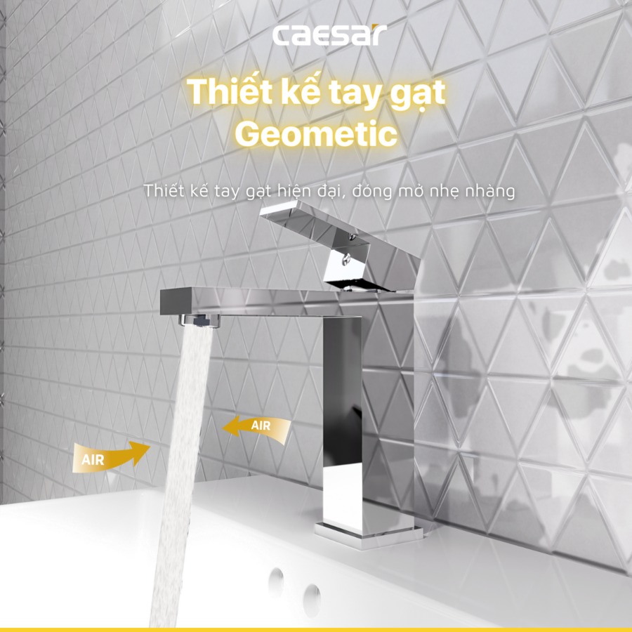 Vòi chậu lavabo nóng lạnh Caesar B840CU