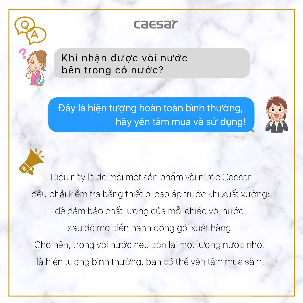 Vòi nước lạnh gắn tường Caesar W034-1 (W0341)