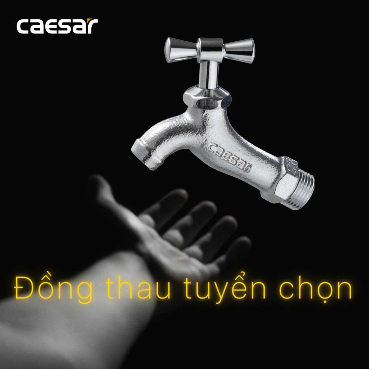 Vòi nước lạnh gắn tường Caesar W035-1 (W0351)