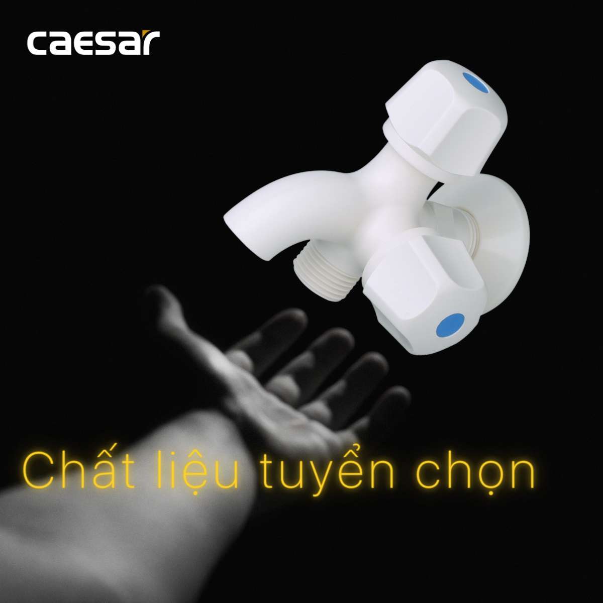Vòi nước lạnh gắn tường Caesar W038P