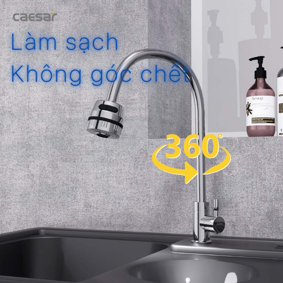 Vòi bếp lạnh Caesar K035CV