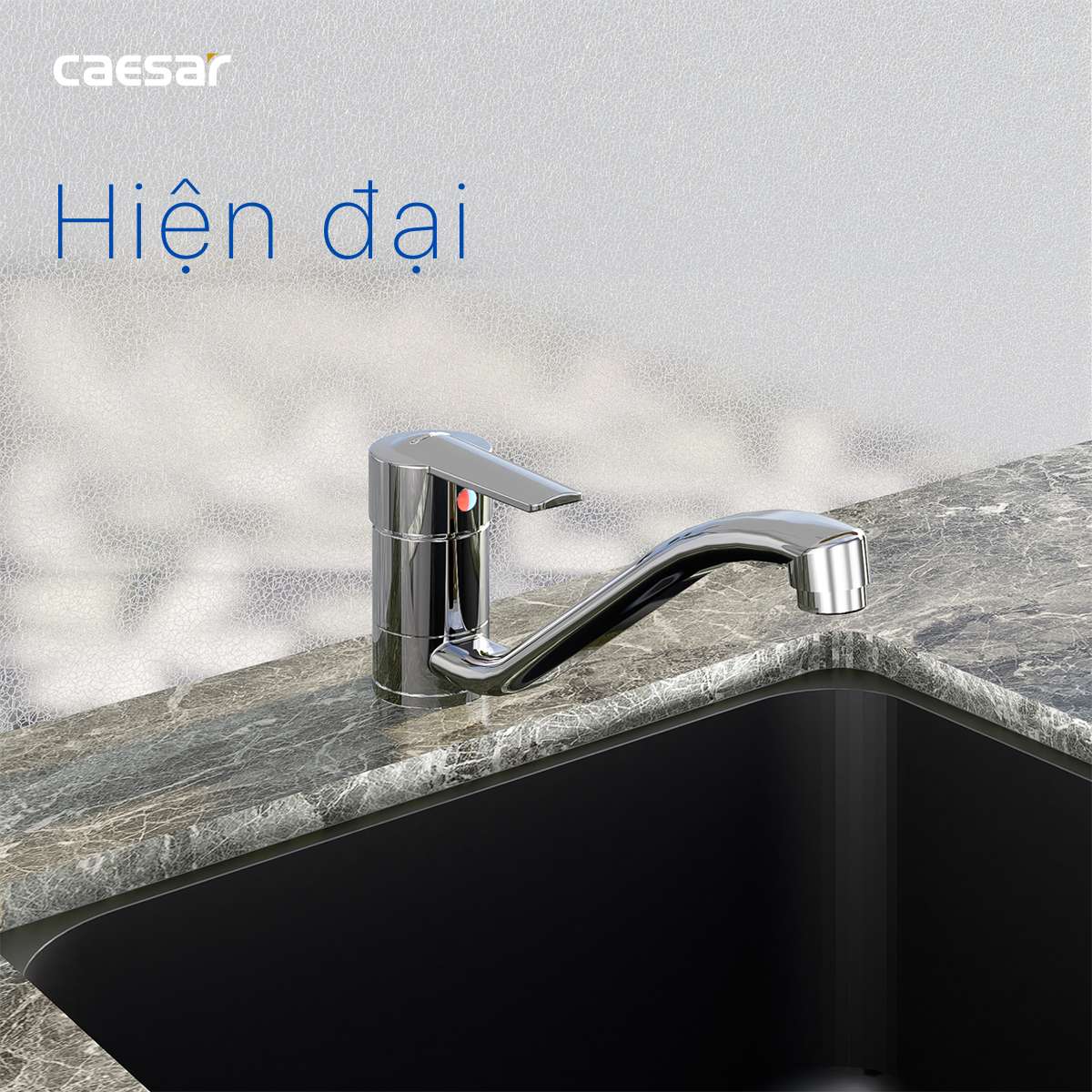 Vòi bếp nóng lạnh Caesar K375C