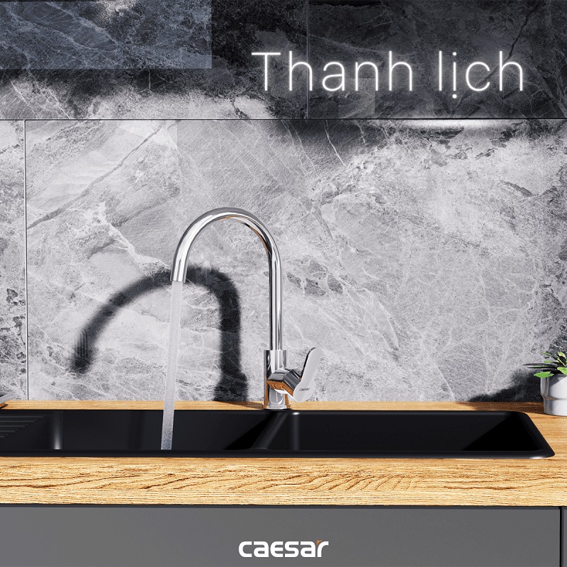 Vòi bếp nóng lạnh Caesar K415C