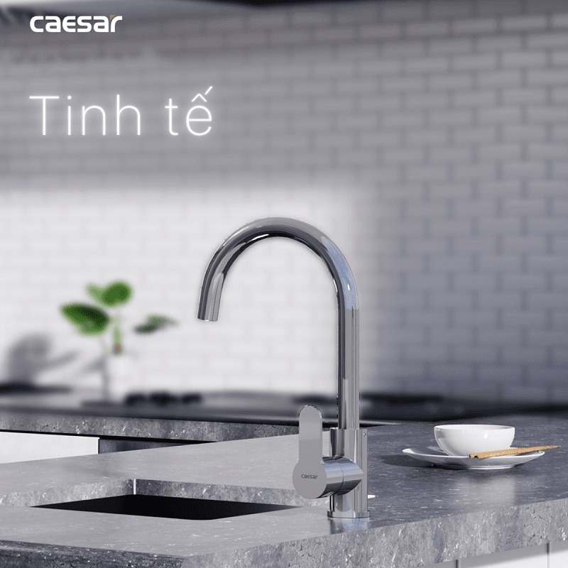 Vòi bếp nóng lạnh Caesar K415C