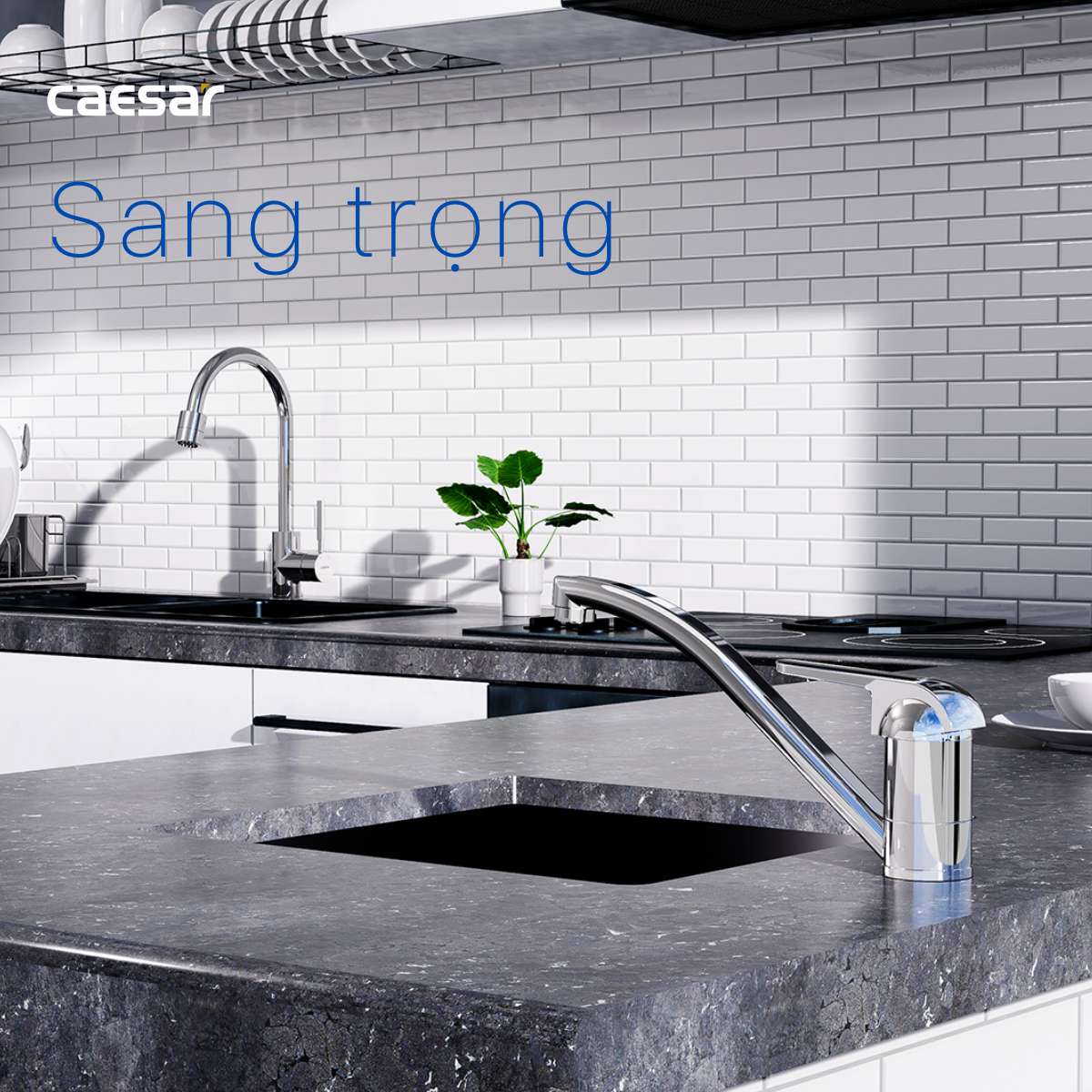 Vòi bếp nóng lạnh Caesar K511C