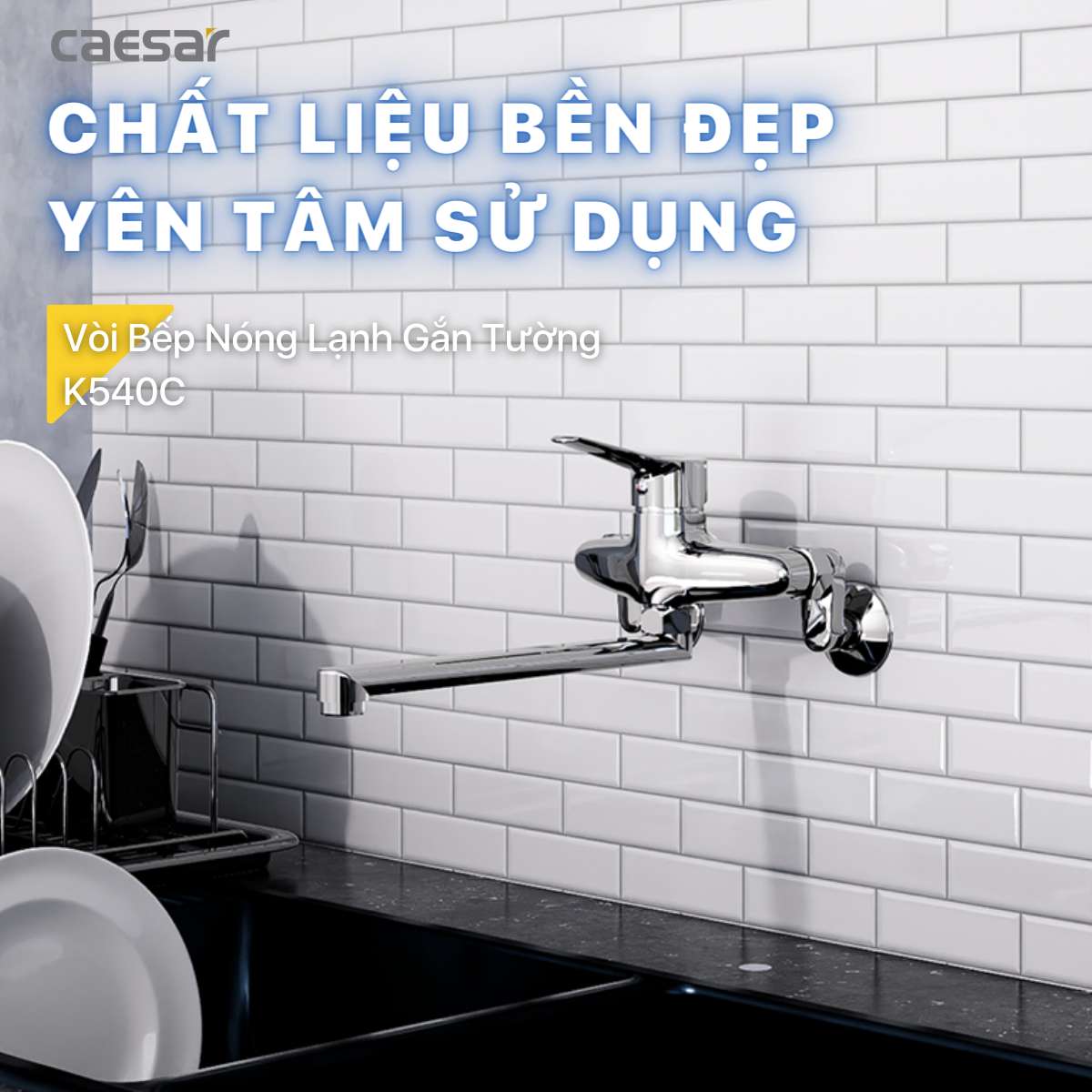 Vòi bếp nóng lạnh Caesar K540C