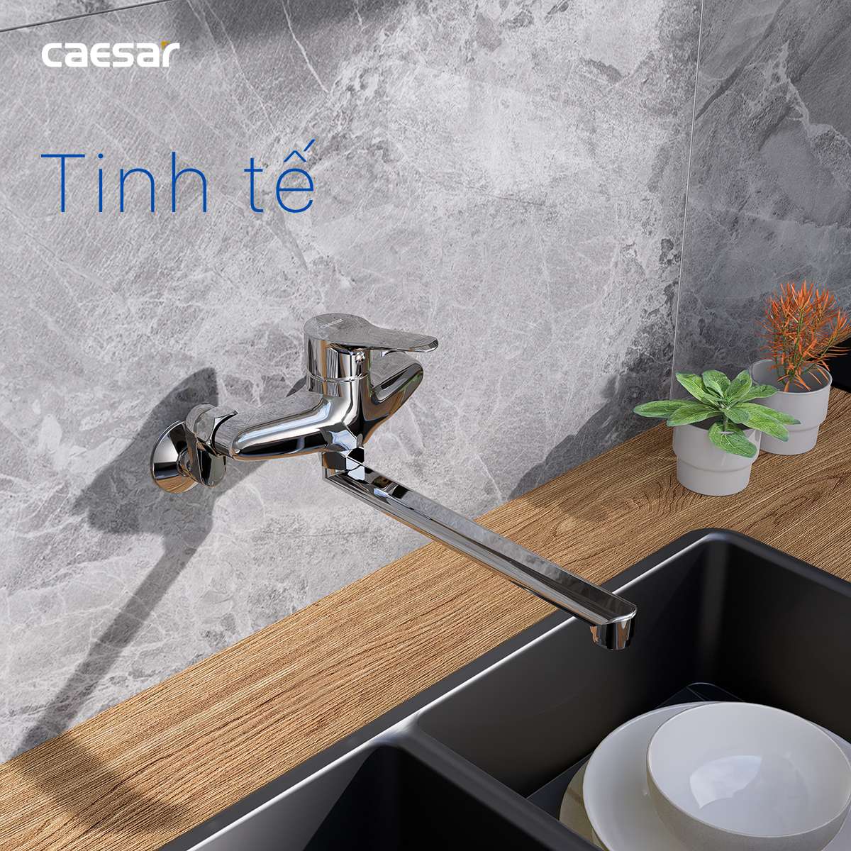 Vòi bếp nóng lạnh Caesar K540C