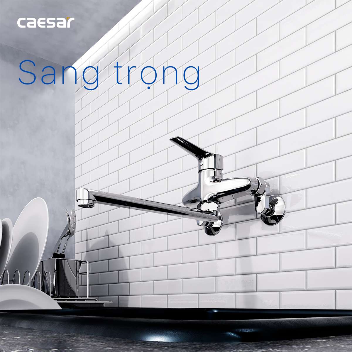 Vòi bếp nóng lạnh Caesar K540C