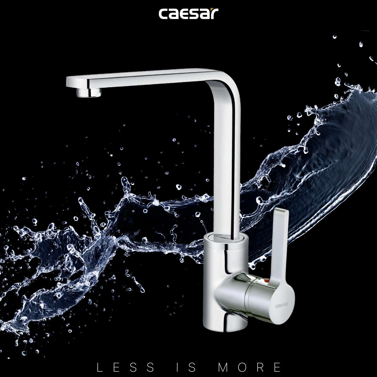 Vòi bếp nóng lạnh Caesar K665C