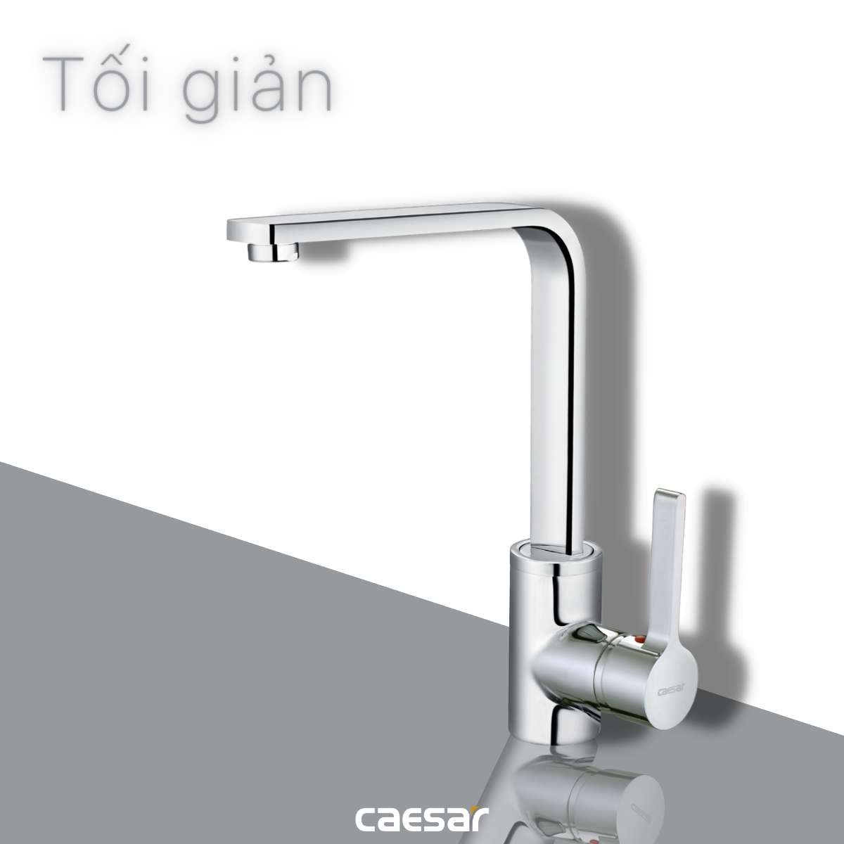 Vòi bếp nóng lạnh Caesar K665C