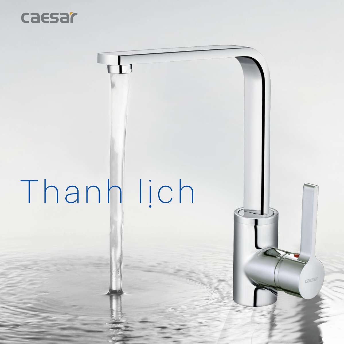 Vòi bếp nóng lạnh Caesar K665C