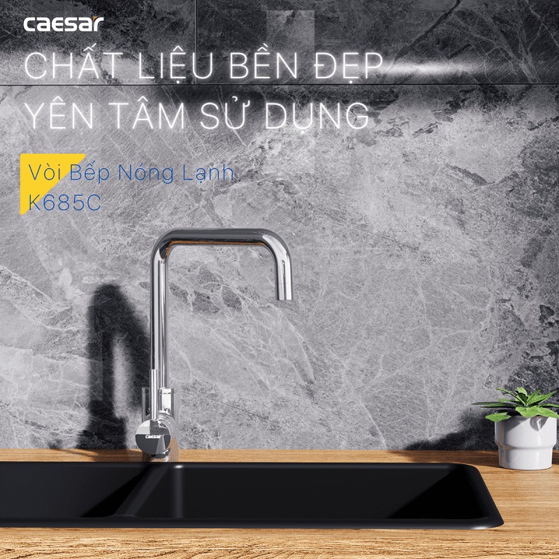 Vòi bếp nóng lạnh Caesar K685C