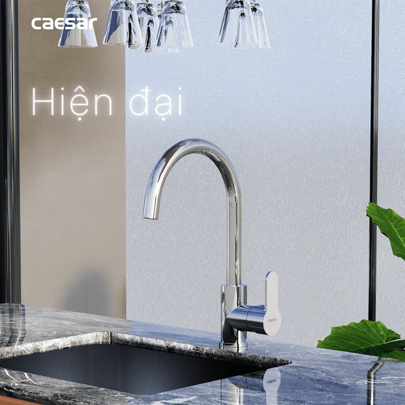 Vòi bếp nóng lạnh Caesar K685C