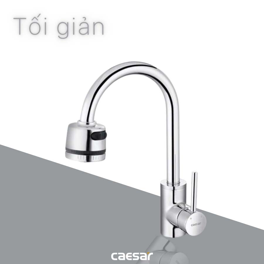 Vòi bếp nóng lạnh Caesar K695CV
