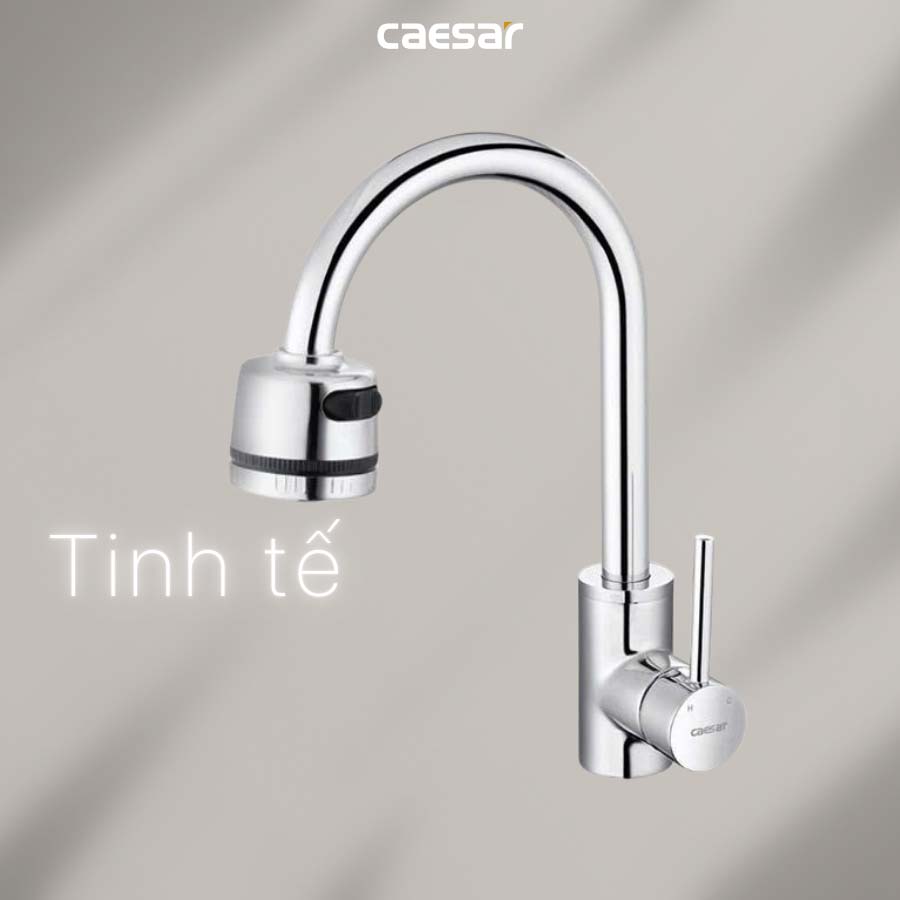 Vòi bếp nóng lạnh Caesar K695CV