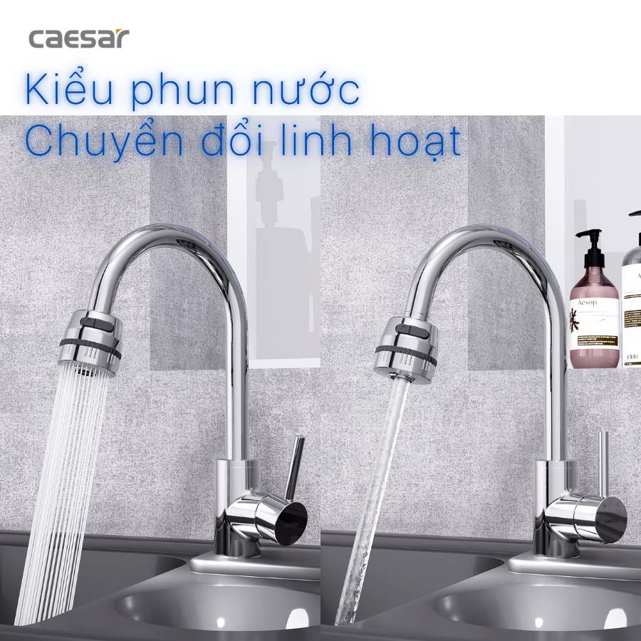 Vòi bếp nóng lạnh Caesar K695CV