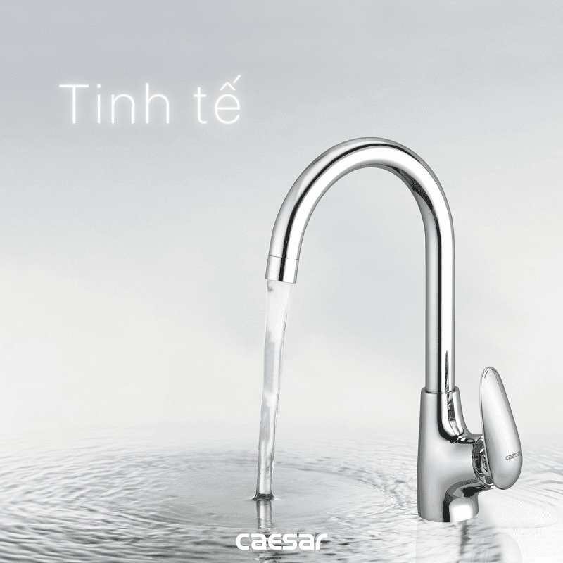 Vòi bếp nóng lạnh Caesar K815C