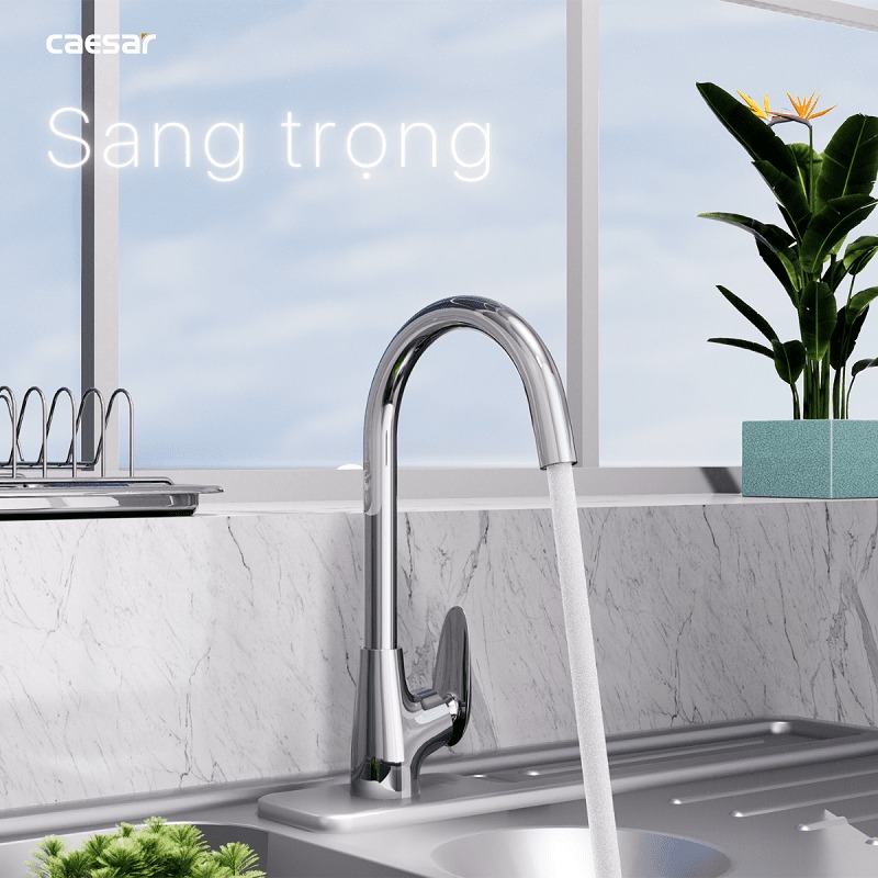 Vòi bếp nóng lạnh Caesar K815C