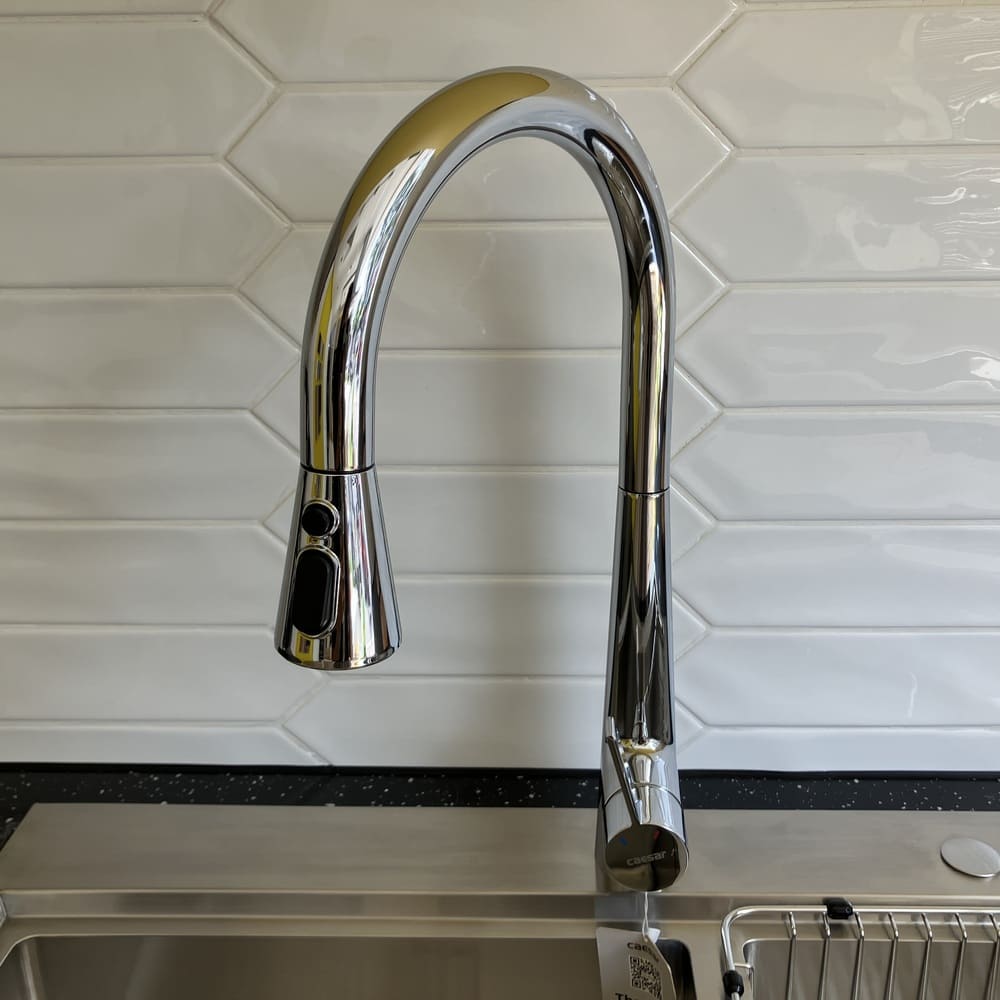 Vòi bếp dây rút nóng lạnh Caesar K905C