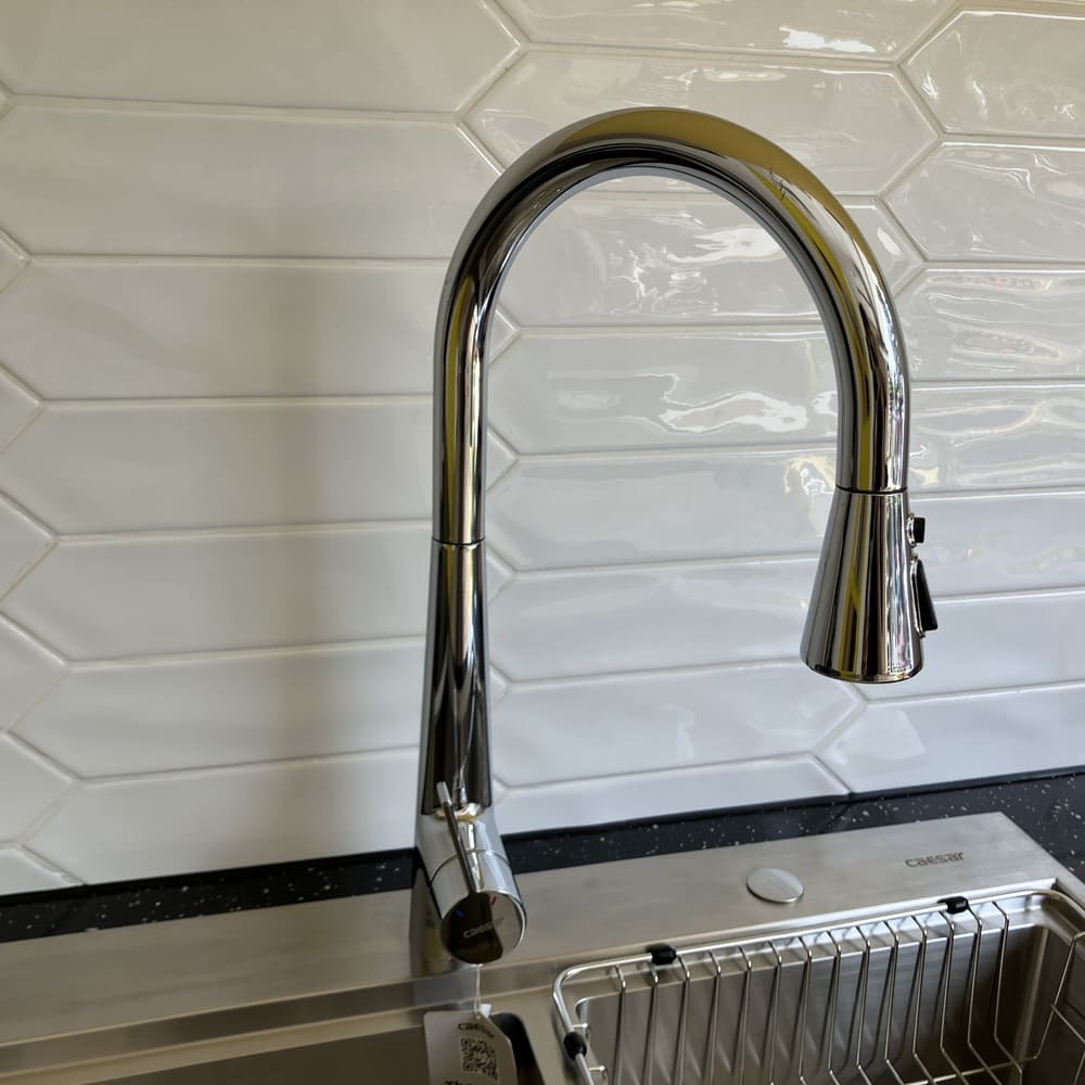 Vòi bếp dây rút nóng lạnh Caesar K905C