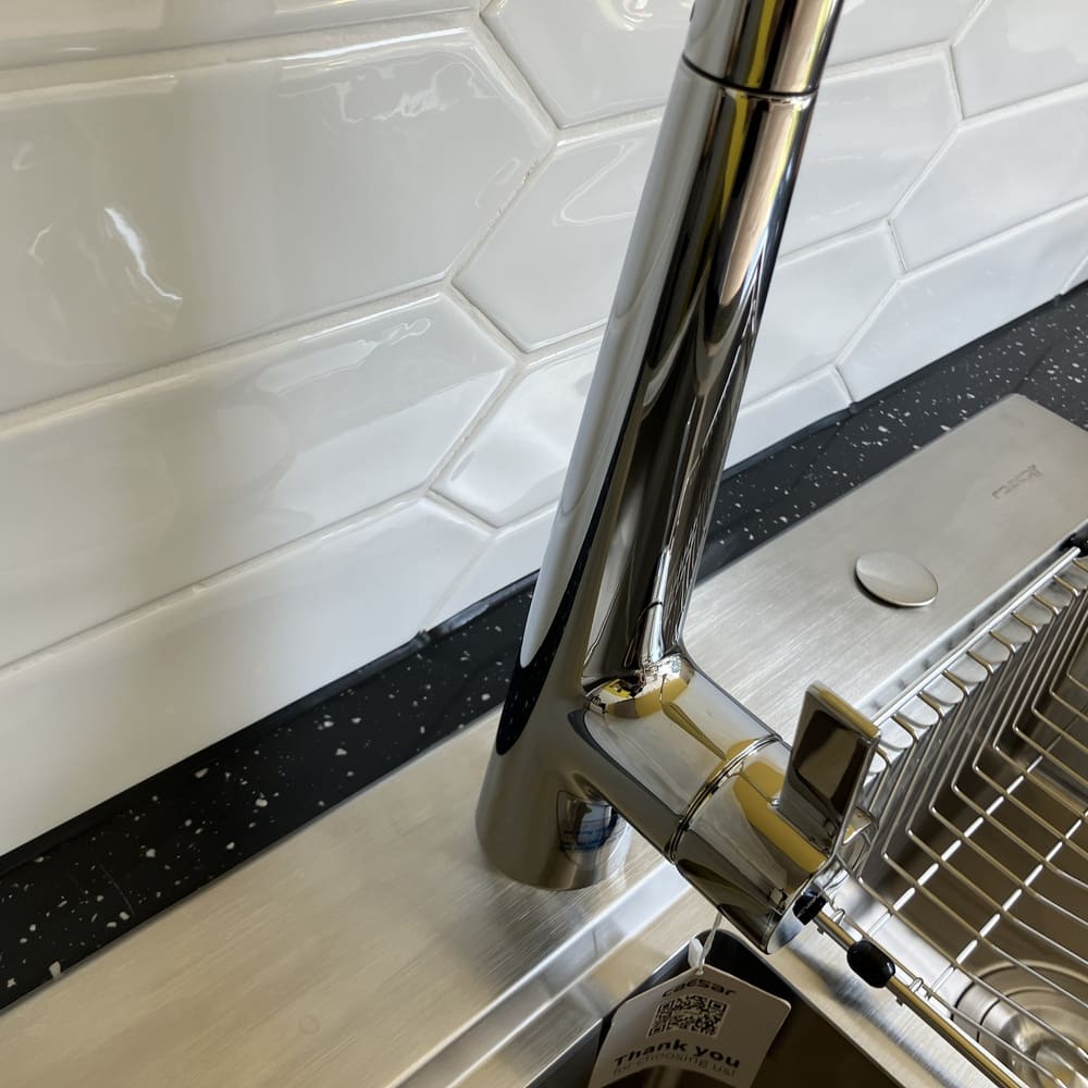 Vòi bếp dây rút nóng lạnh Caesar K905C