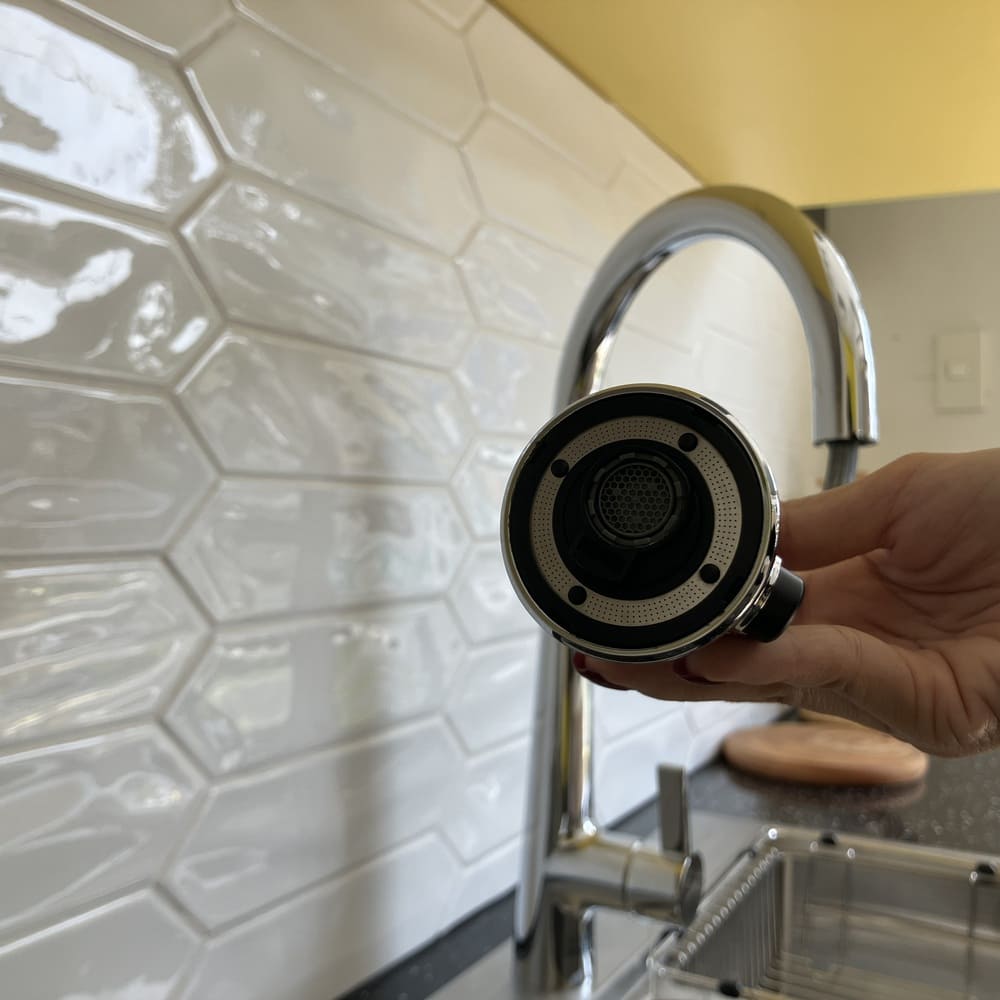 Vòi bếp dây rút nóng lạnh Caesar K905C