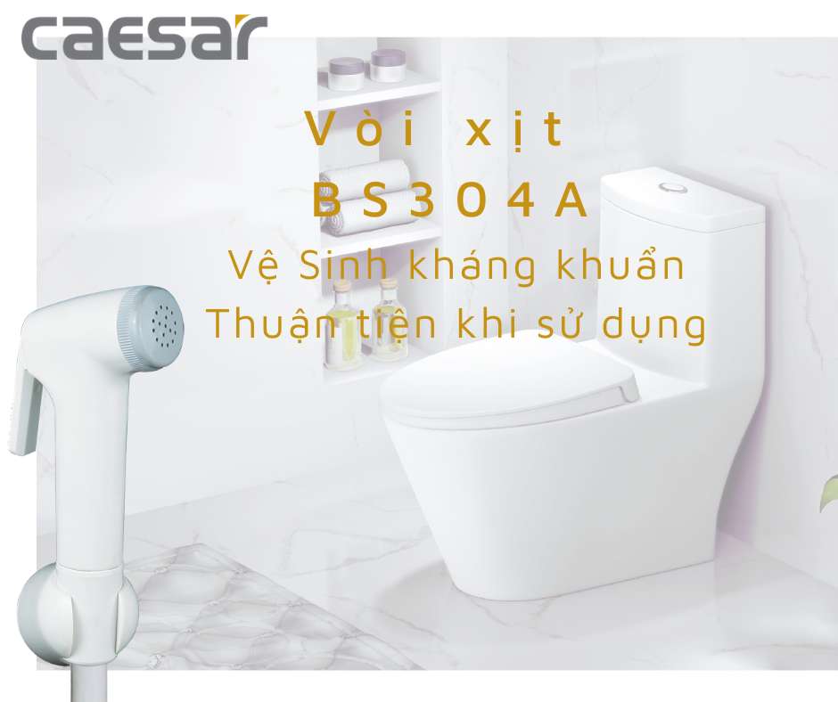 Vòi xịt vệ sinh Caesar BS304A