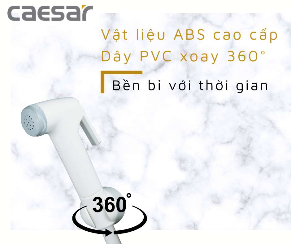 Vòi xịt vệ sinh Caesar BS304A