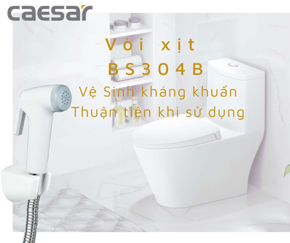 Vòi xịt vệ sinh Caesar BS304B