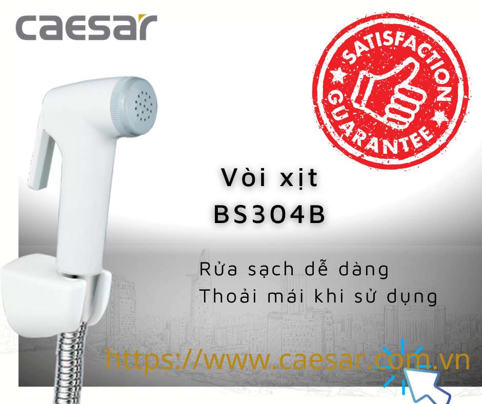 Vòi xịt vệ sinh Caesar BS304B