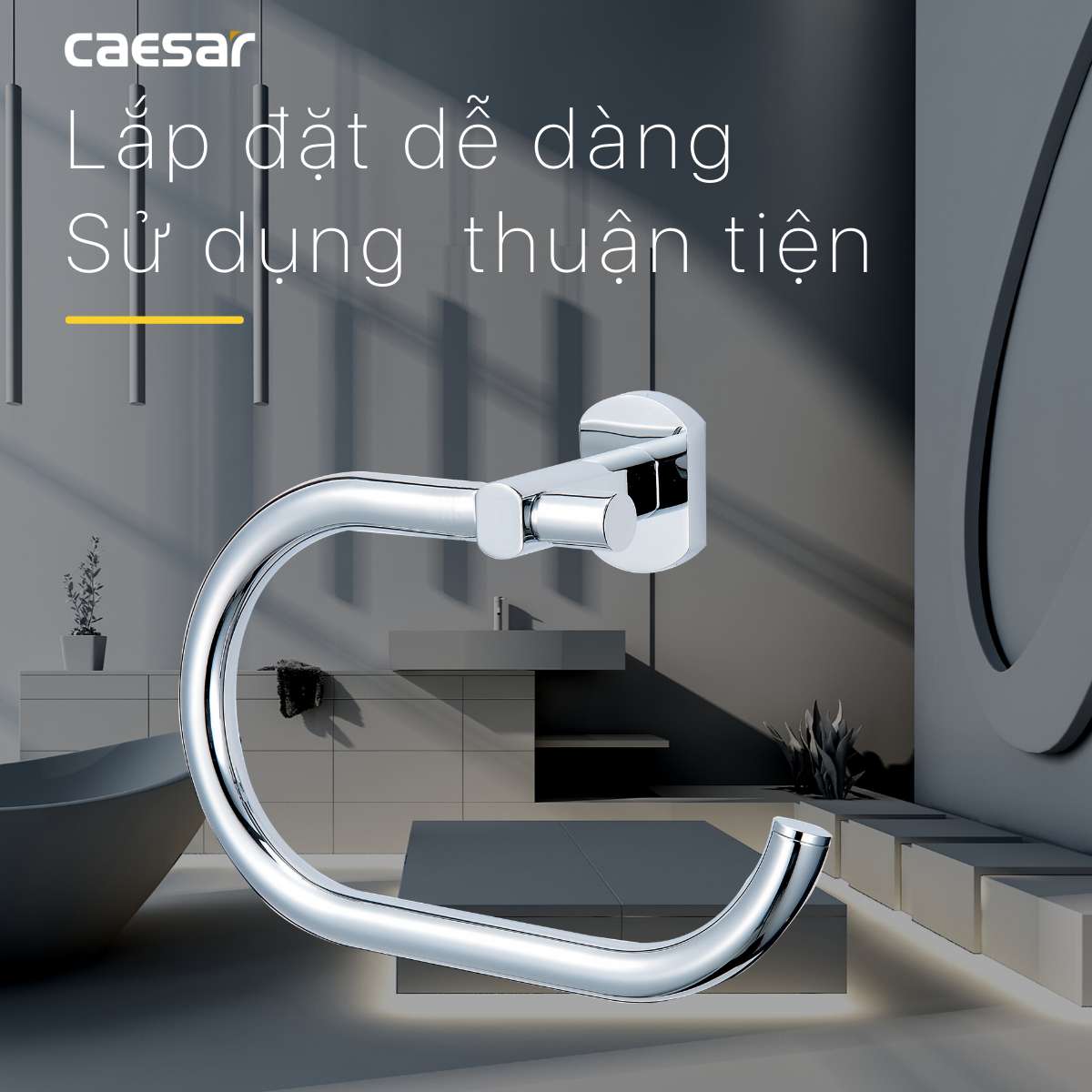 Vòng treo khăn Caesar Q7305V