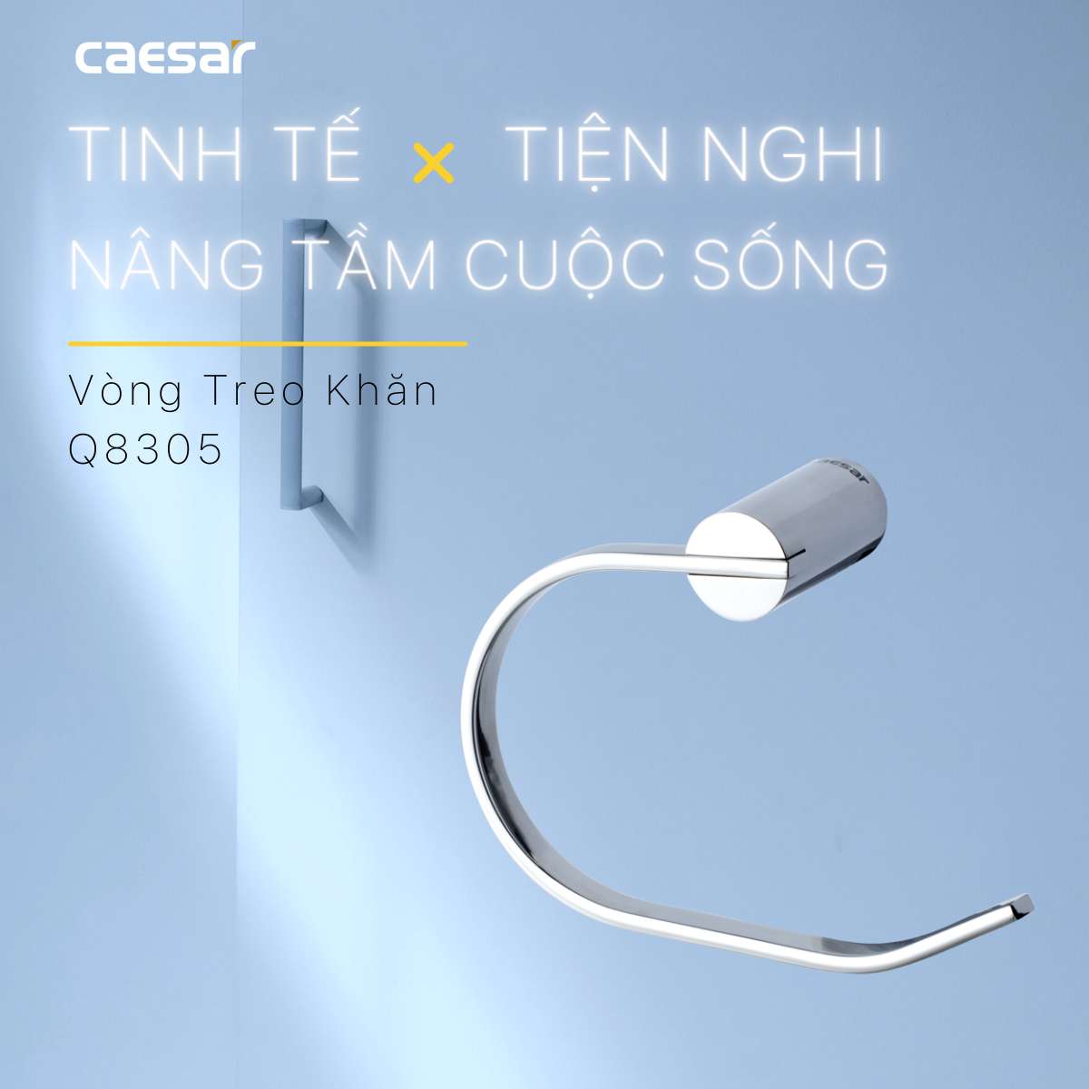Vòng treo khăn Caesar Q8305