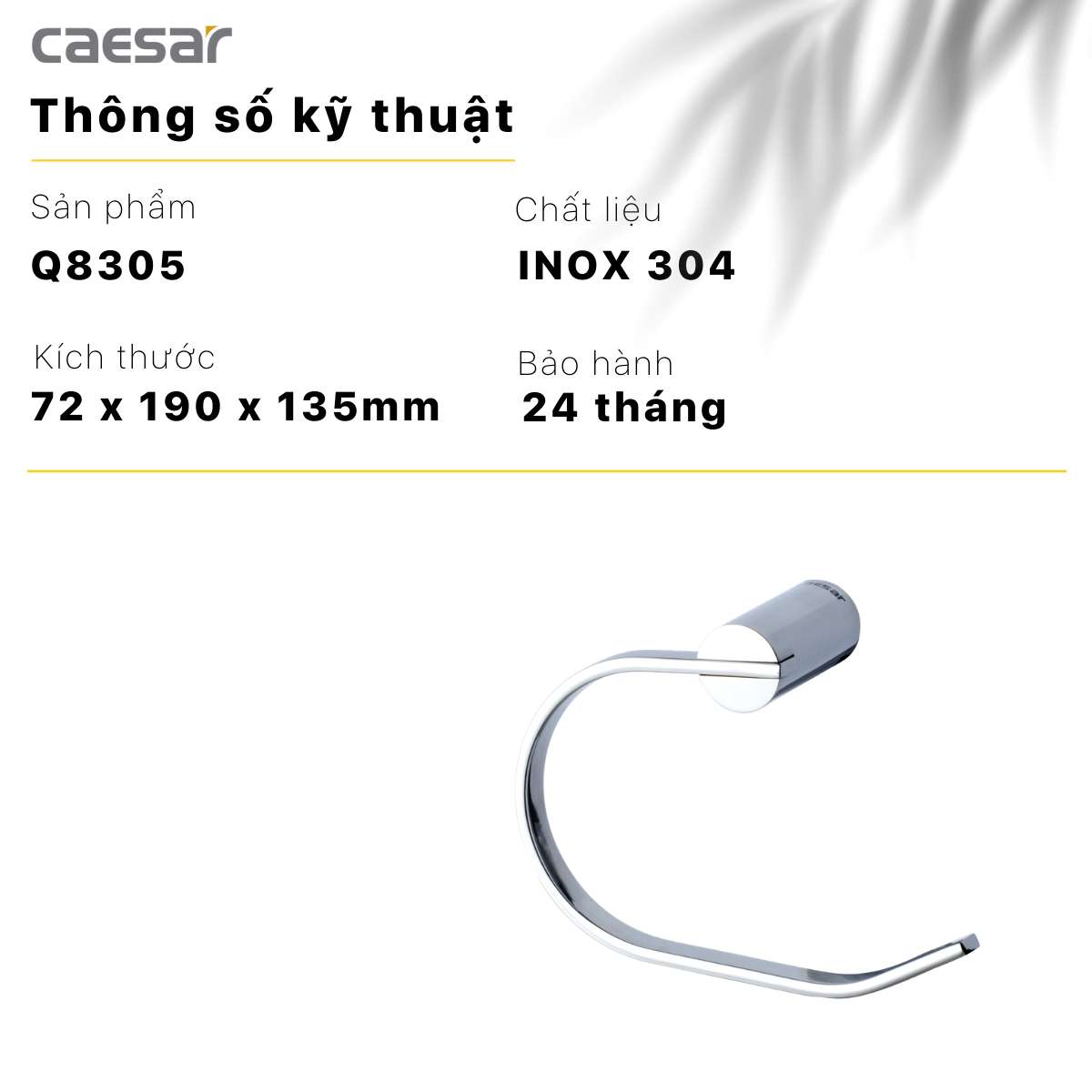 Vòng treo khăn Caesar Q8305