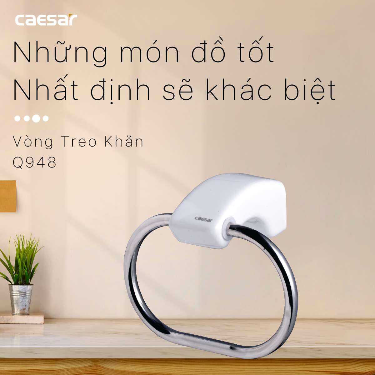 Vòng treo khăn Caesar Q948