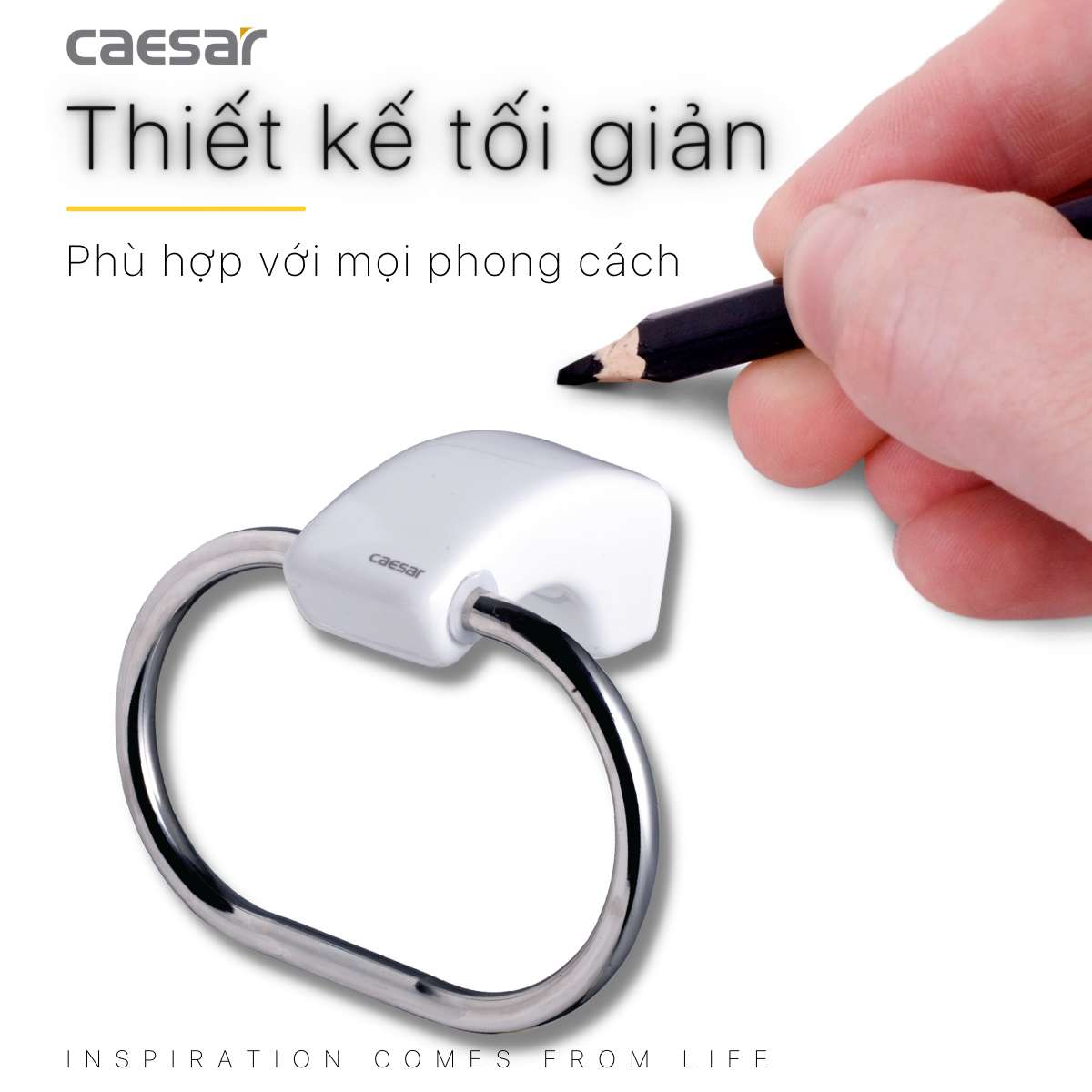 Vòng treo khăn Caesar Q948