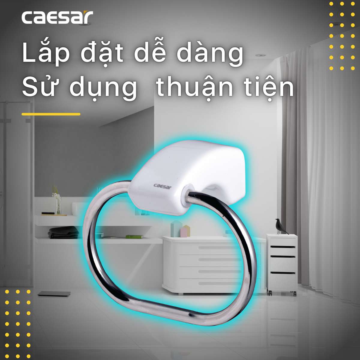 Vòng treo khăn Caesar Q948