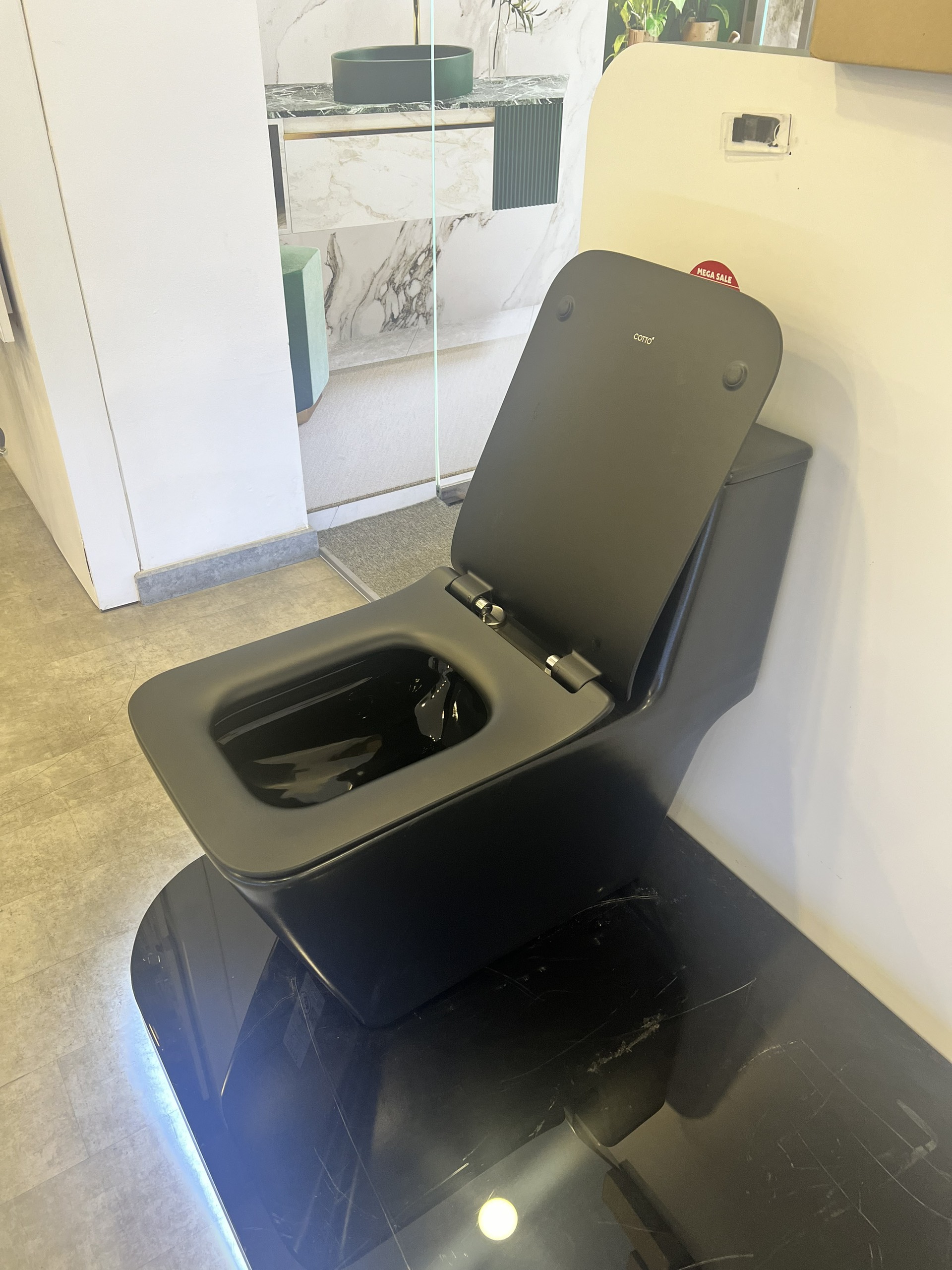 Bồn cầu 1 khối COTTO C1032MBK nắp êm dòng Simply Modish