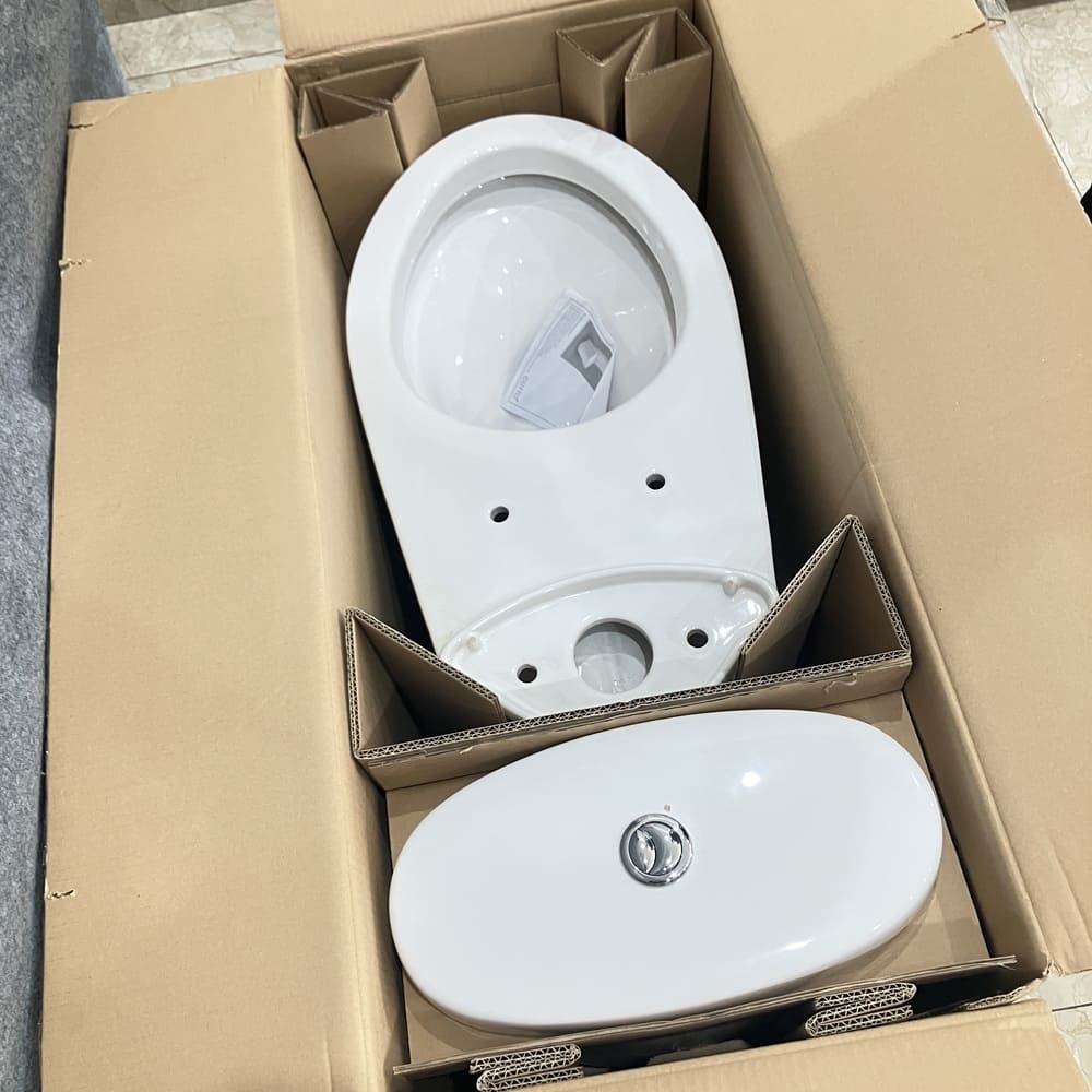 Bồn cầu 2 khối COTTO C1389 nắp êm dòng Timon