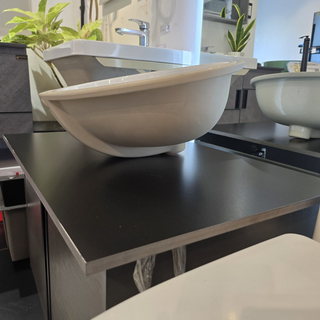 Chậu rửa mặt lavabo âm bàn COTTO C017