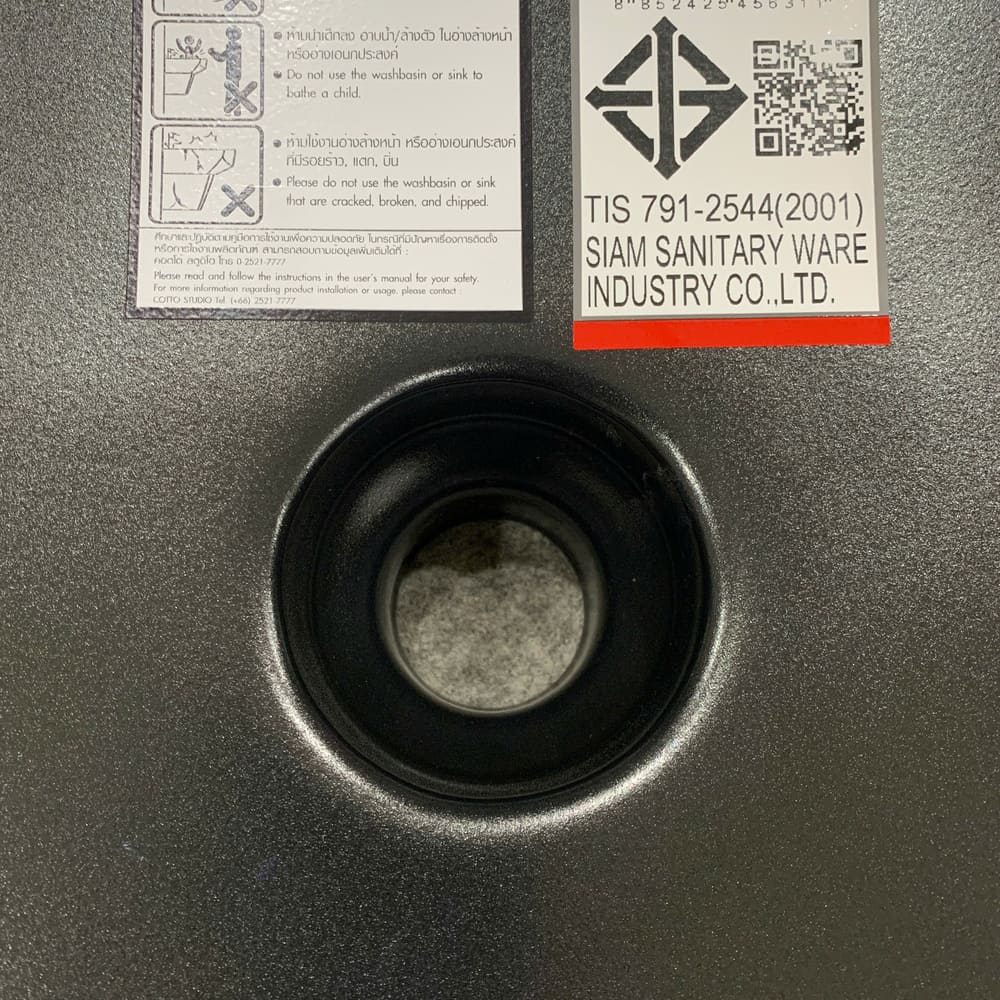 Chậu rửa lavabo đặt bàn COTTO C00342MBK
