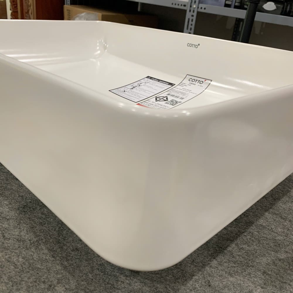 Chậu rửa lavabo đặt bàn COTTO C00342MBK