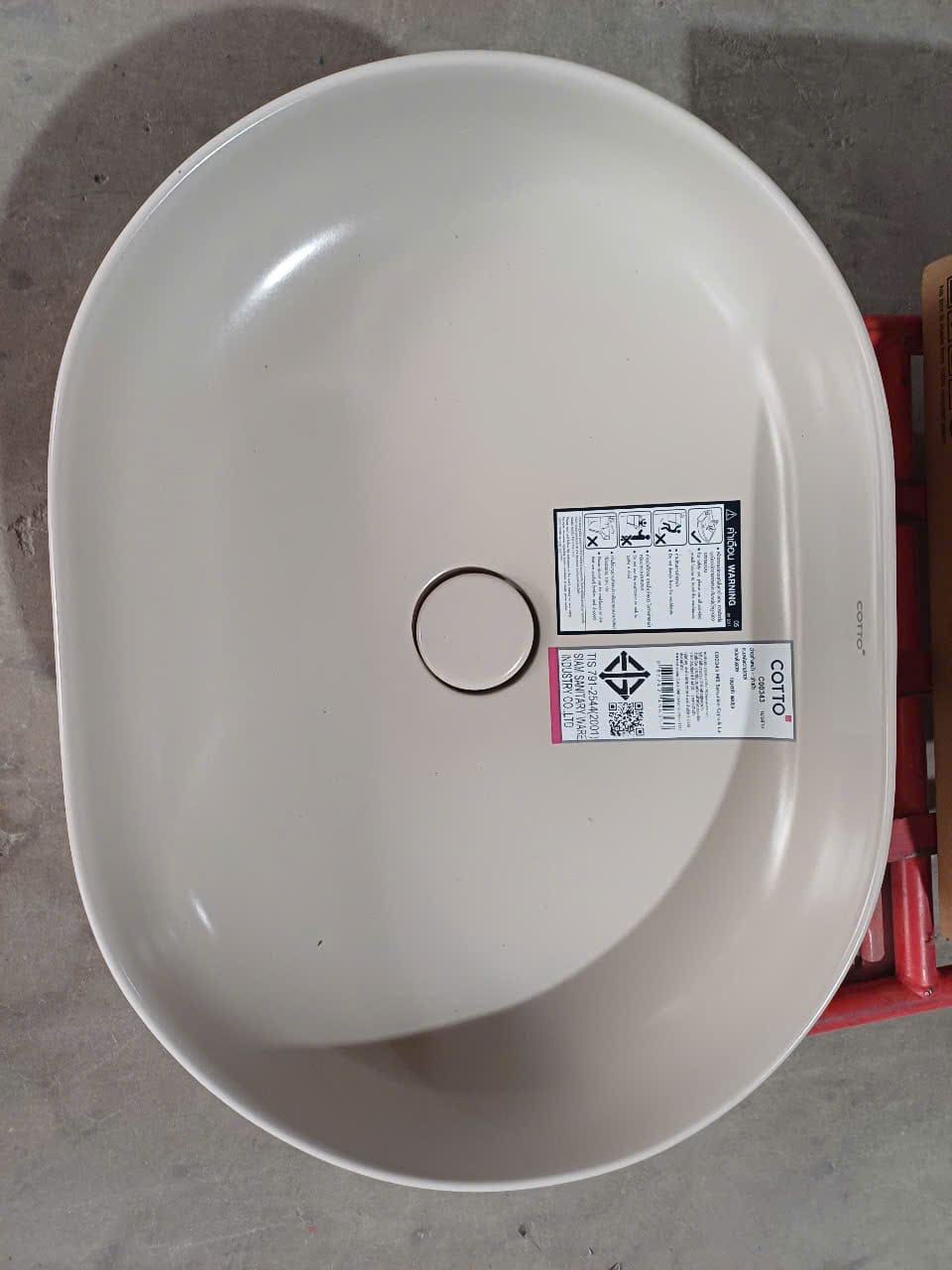 Chậu rửa lavabo đặt bàn COTTO C00343MBK