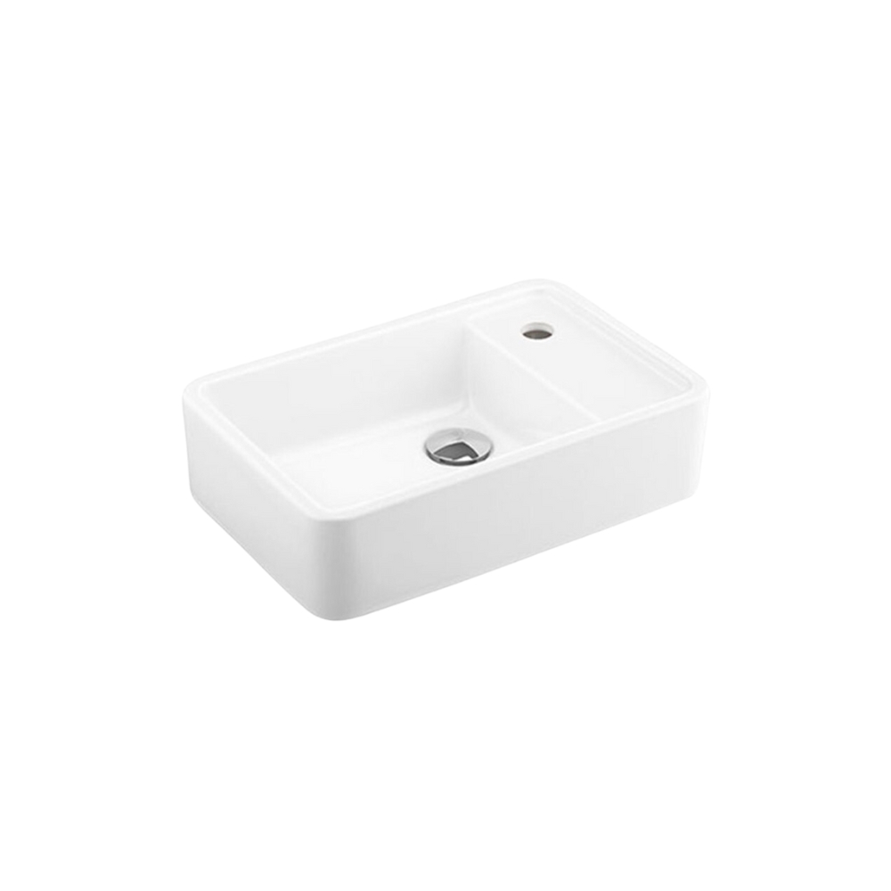 Chậu lavabo treo tường COTTO C0065MWH / C0065MBK / C0065MLG Geo