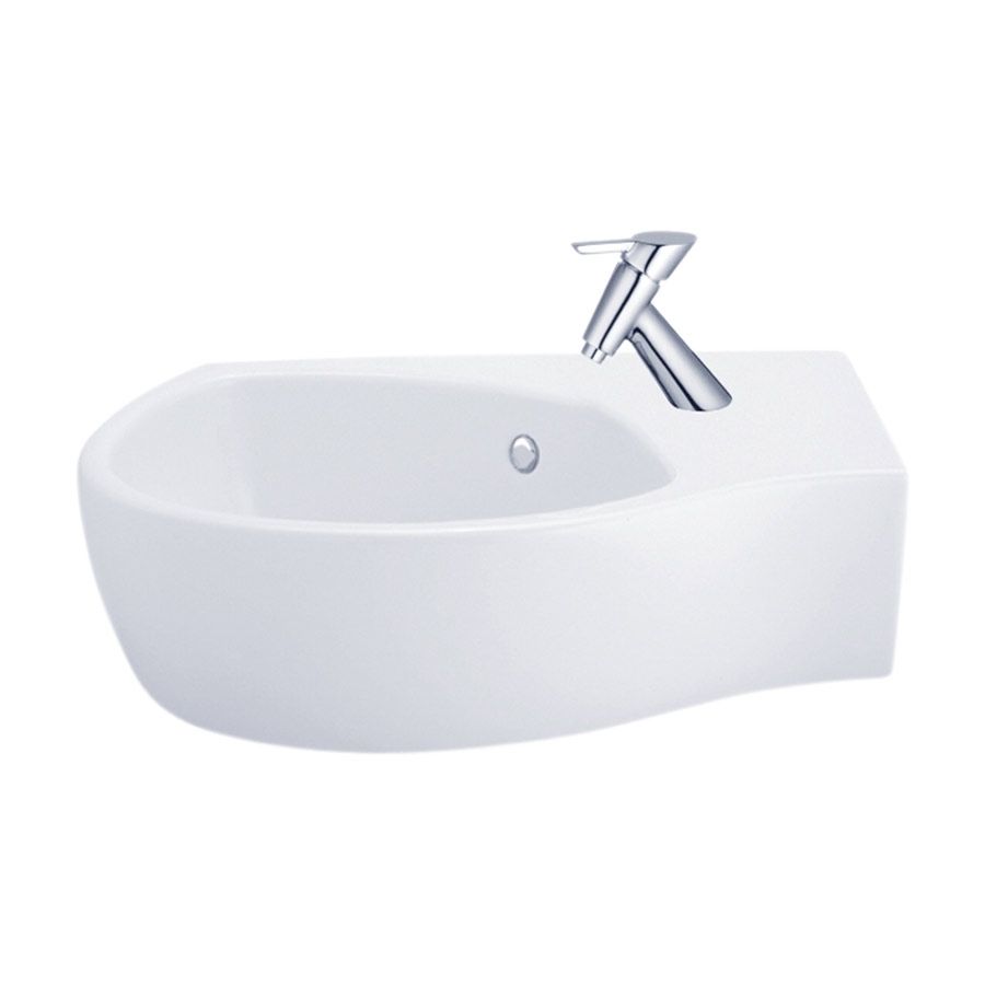 Chậu rửa lavabo COTTO C02797 treo tường Her