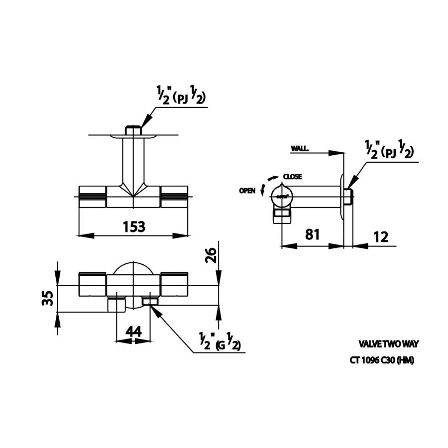 Củ sen tắm COTTO CT1097C30(HM) nước lạnh Leto Plus