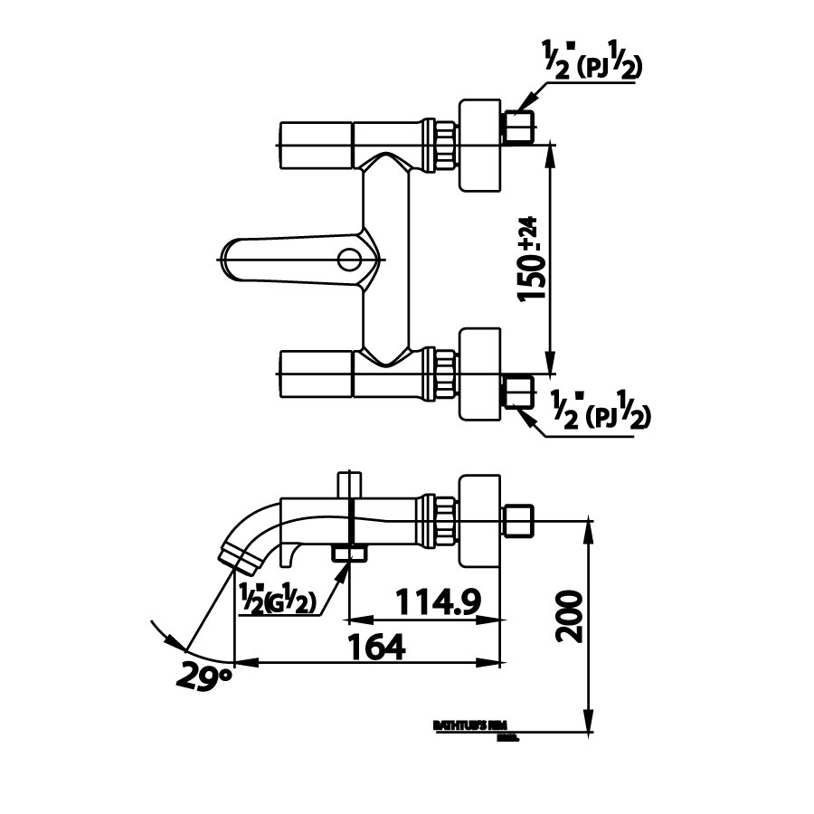 Củ sen tắm COTTO CT2069C27 nóng lạnh Como