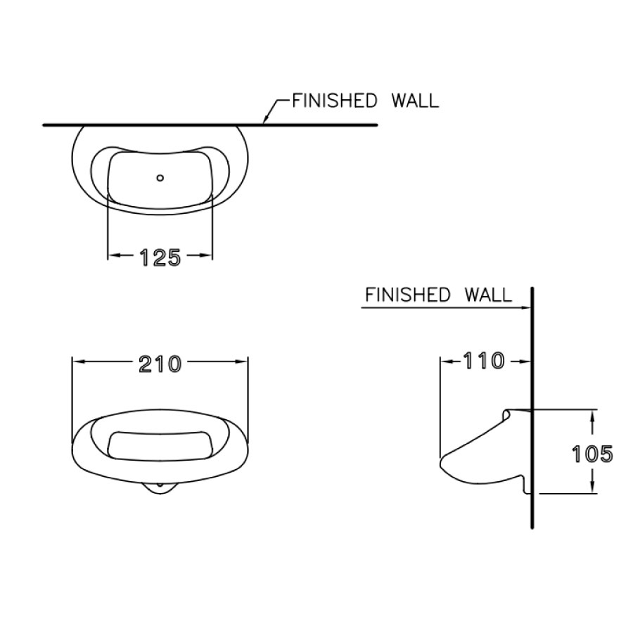 Lô xà bông COTTO C834 Astoria
